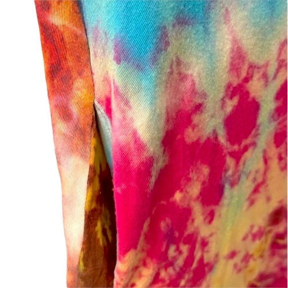Simply Southern Long Sleeve Tie Dye Mini Dress - Picture 4 of 5